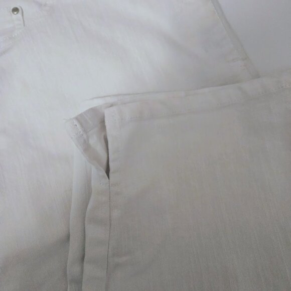 Ruby Rd white cotton blend capris Size 16W - Picture 3 of 6